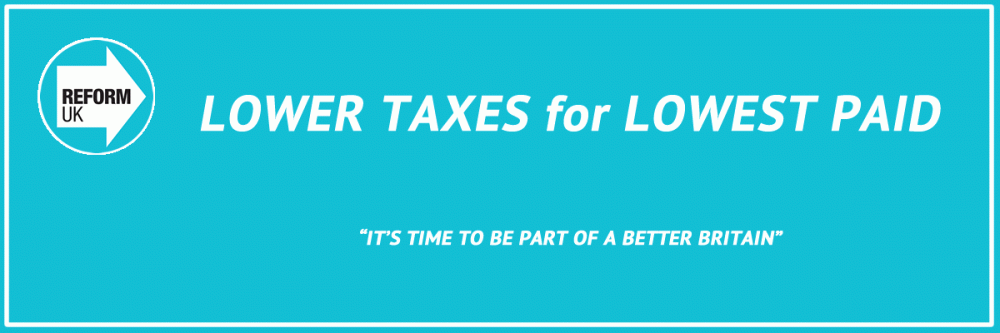 lower taxes for the lowest paid lg banner